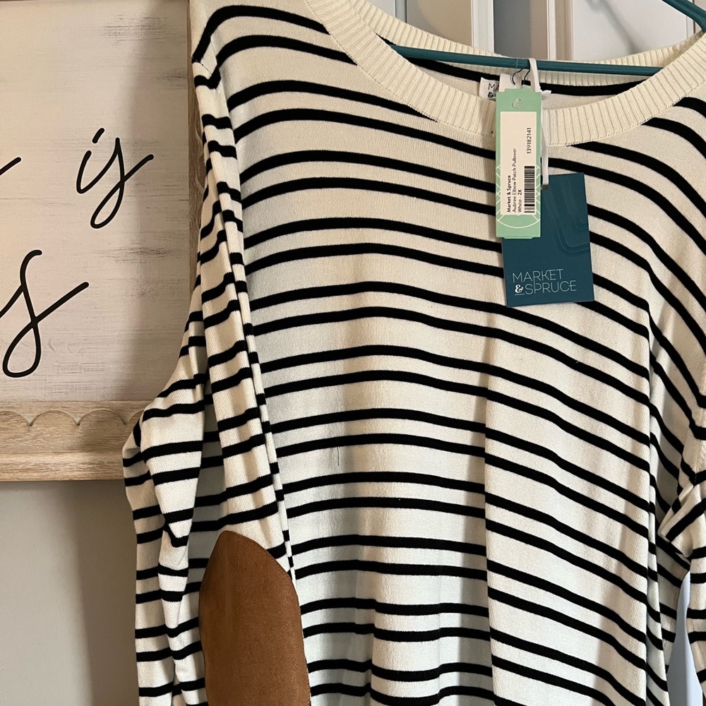Market & Spruce Striped Sweater
